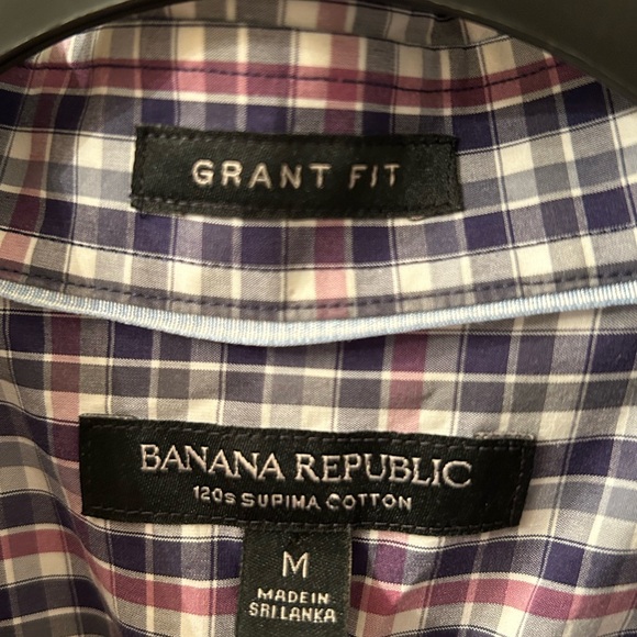 Banana Republic Grant Fit Shirt Men’s Size M - Picture 3 of 6